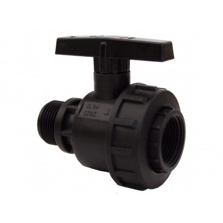 Műanyag golyóscsap 3/4",KB PP