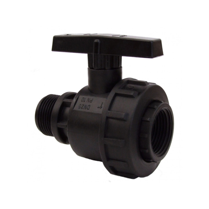 Műanyag golyóscsap 3/4",KB PP