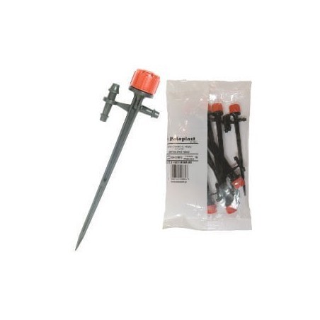 Bokor öntöző gomba szabályozható 0-70l/h (Leszúró tüskével) PP