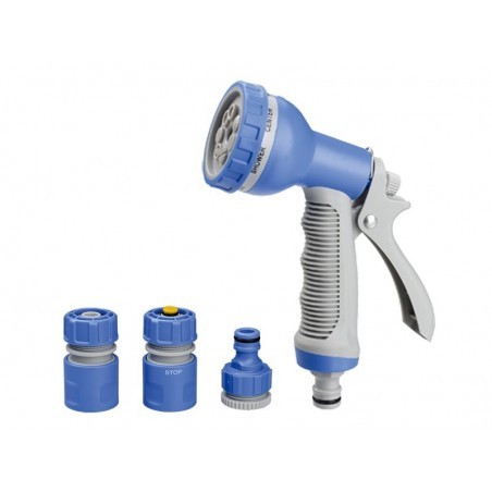 Öntözőpisztoly 7 funkciós csatlakozókkal (AM02032-02set)