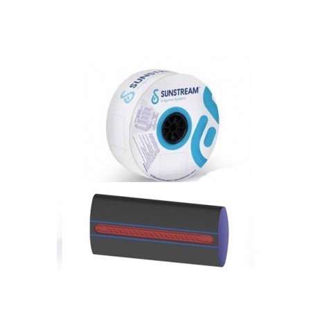Sunstream TPD csepegtető szalag 6 mil, 10 cm, 1 L / h,  2800 m ( 15,9 Ft / m )