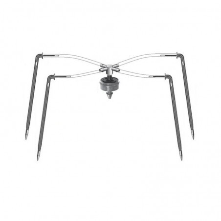 Netafim PCJ LCNL 4L/h nyomáskompenzált, öntisztító csepegtető gombaelosztós (szürke)