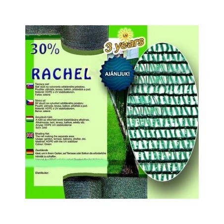 Belátásgátló, szélfogó és árnyékoló háló Rachel árnyékoló háló30 6x50m