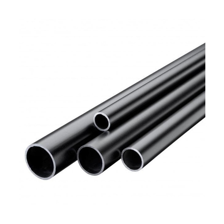 Tokozás nélküli fekete pvc cső 75mm 1m/szál
