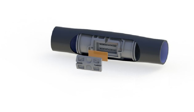 PC csepegtető cső Dynomac PC DN 20 mm 75 cm, 2 l/h, 300 m nyomás kompenzált ( föld alá is fektethető ) ( 129 Ft / m )