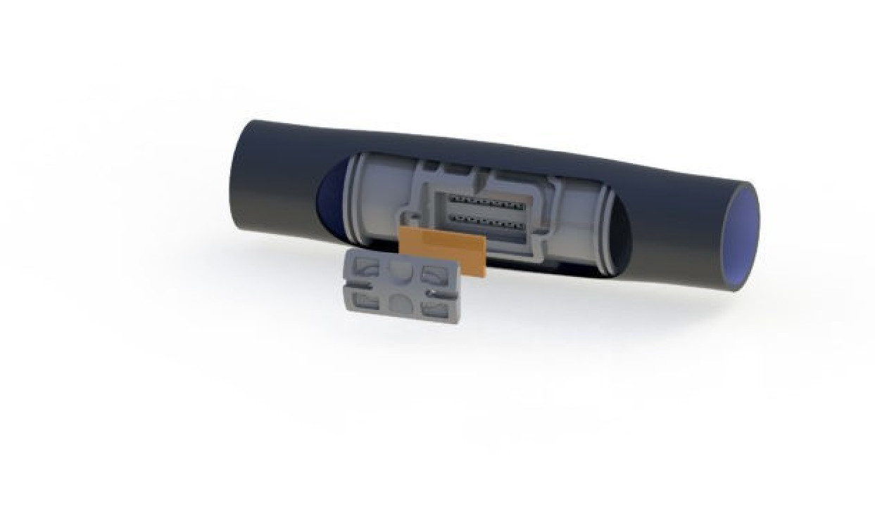 PC csepegtető cső Dynomac PC DN 20 mm 100 cm, 2 l/h, 300 m nyomás kompenzált ( föld alá is fektethető ) ( 119 Ft / m )