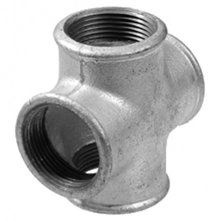 Horganyzott kereszt idom 3/4"