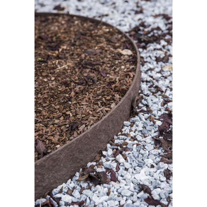 ECOLAT Tó és ágyásszegély barna 14 cm x 0,7 cm 25 fm