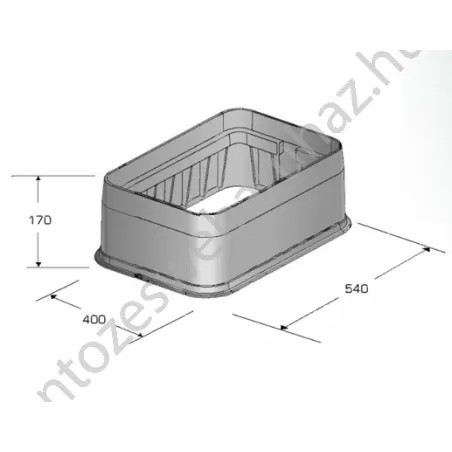 Szelepház magasító Jumbo szelepdobozhoz