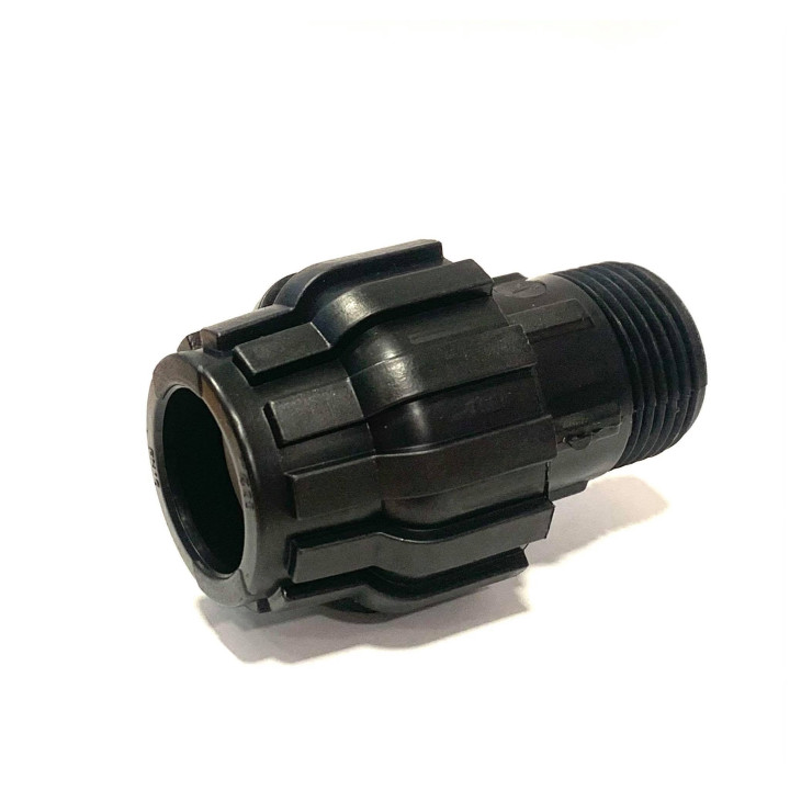 KPE,MPE átmenet 32x3/4" tok x KM (fekete,10bar)