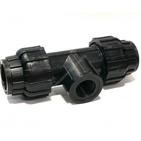 KPE,MPE T idom 20x 1/2 x 20 Tok-BM-Tok (fekete)