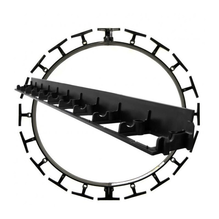 Bradas ágyásszegély fekete 1025/75/45mm (OBRB45)