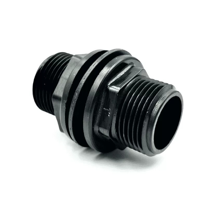 Tartály átvezető közcsavar 6/4" műanyag, tömítéssel és anyával