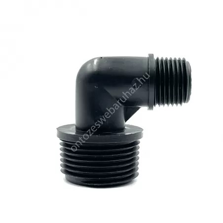 Könyök idom 1x3/4"KK műanyag PP