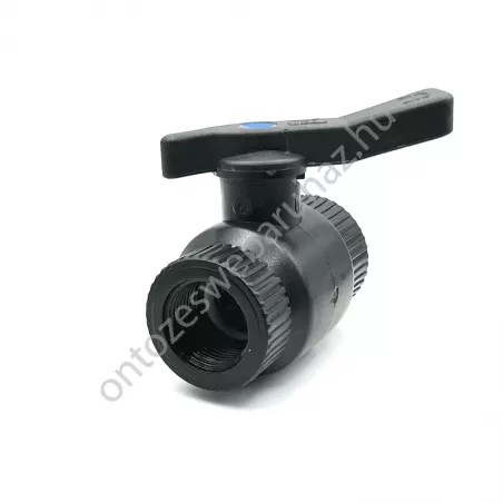 Fém betétes műanyag golyóscsap 3/4" x 3/4" BB