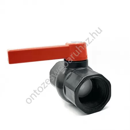 Műanyag betétes műanyag golyóscsap PKV 1,1/2" BB