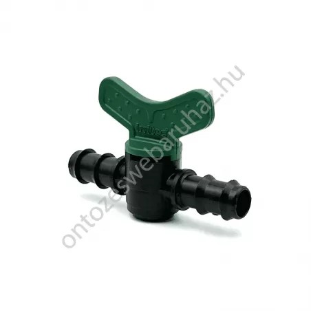 Tömlővéges szelep zöld 16x16 4bar