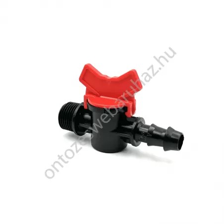 Csap bordás-menetes 20x1/2" KM PP