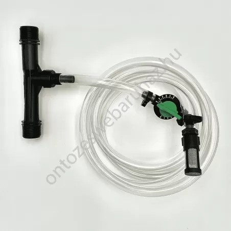 Bradas DSFI-0110L  Venturi felszívó 1" csapos szabályzóval,szűrővel