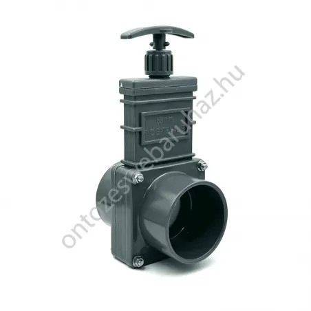 X-Clear leeresztő csap (tolószelep) 63mm