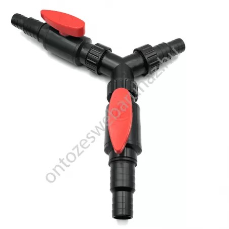 Csapos Y elosztó 20-25 mm-es tömlőcsatlakozással