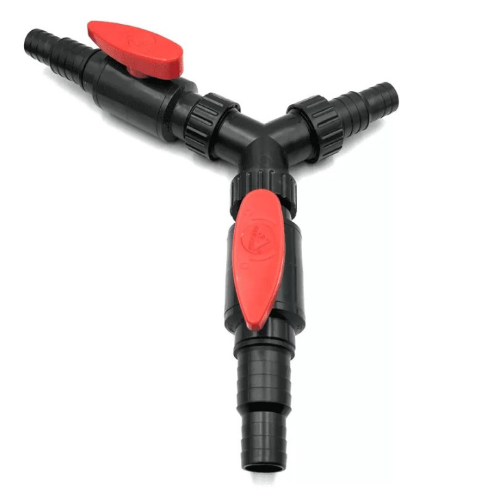 Csapos Y elosztó 20-25 mm-es tömlőcsatlakozással