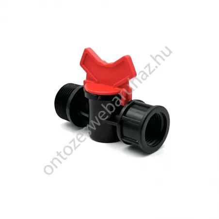 Csap menetes 1/2x3/4" KB PP