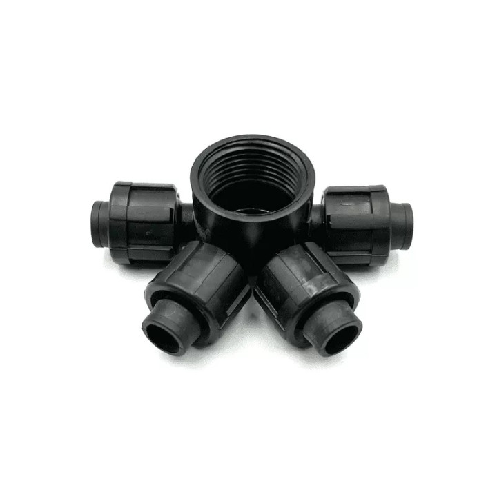 Csepegtető szalag elosztó 4-es 17 x 1" BM PP