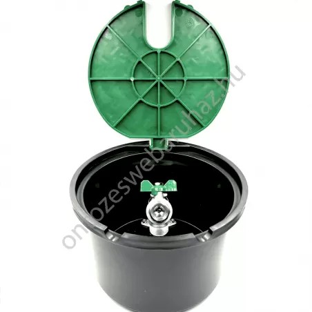 Fedeles doboz 3/4"  acél csappal