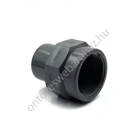 PVC belső menetes toldás 50/63 mm x 2" BM