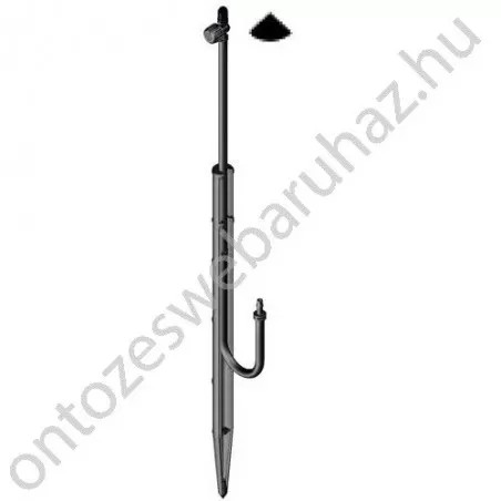 Idra Spike 310 mm 90° Black Cap 0-2,1m/1bar