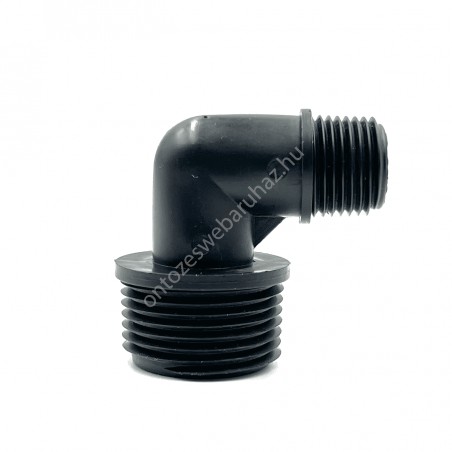 Könyök idom 5/4x1/2"KK műanyag PP