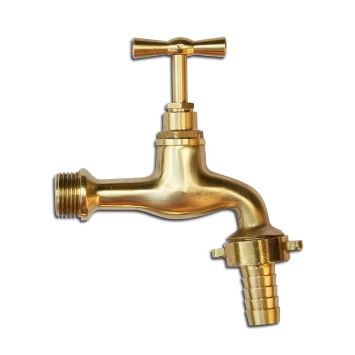 Prémium kerti kifolyócsap réz 3/4"km x 1/2" tömlővéges