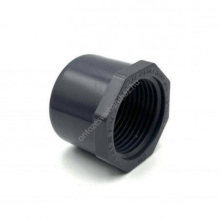 PVC ragasztható belsőmenetes szűkítő 25x1/2"bm