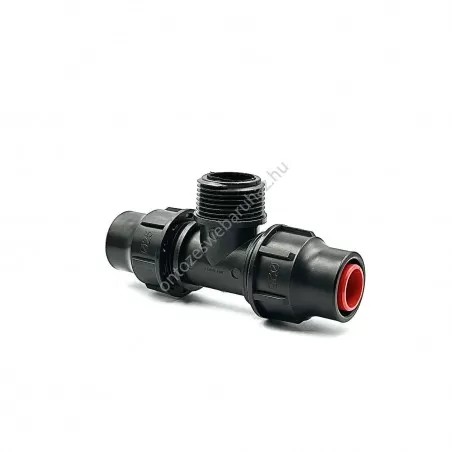 Variálható menetes T idom 25x1/2"KMx25 PP