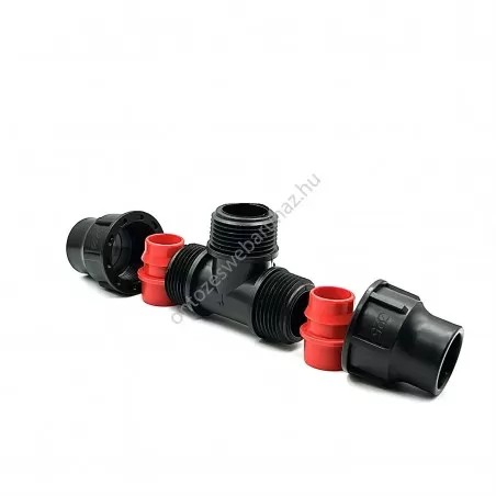 Variálható menetes T idom 25x1"KMx25 PP