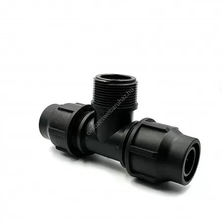 Variálható menetes T idom 32x1"KMx32 PP