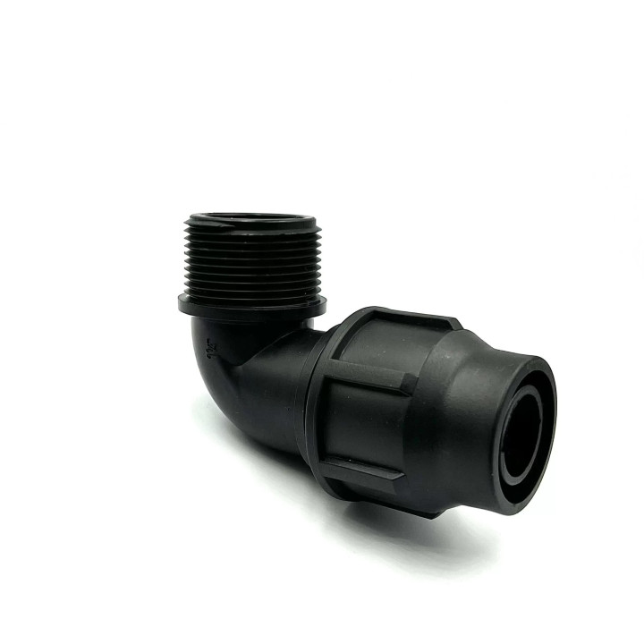 Variálható menetes könyök idom 32x1",1/4KM PP