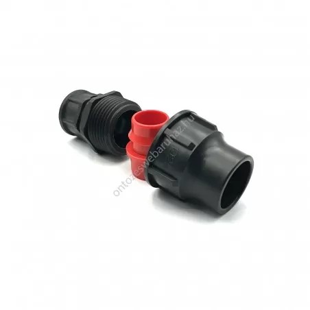 Variálható menetes átmenet 25x1/2" BM PP