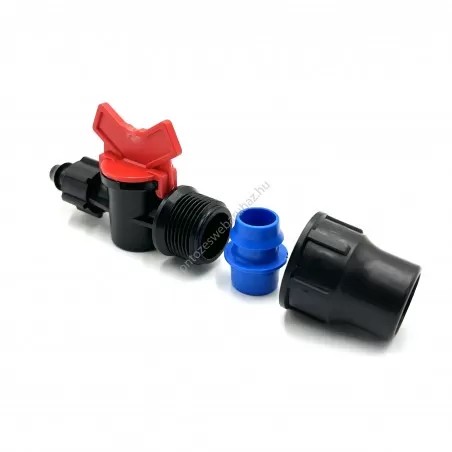 Csapos indító csepegtető és DN20 csövekhez (gumigyűrű nélkül) PP