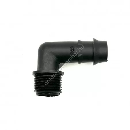 Könyök bordás menetes 20 x 1/2 km