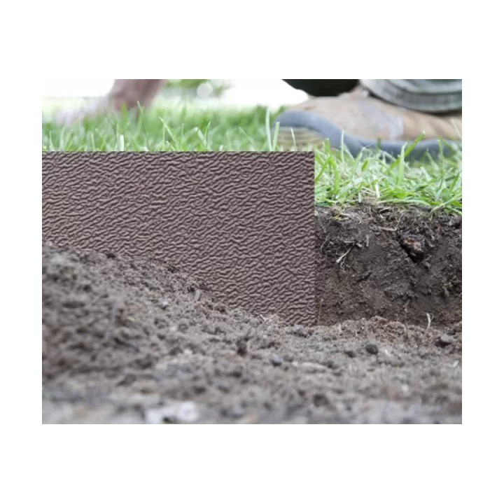 Bradas gyepszegély ágyásszegély barna 6m x 15cm