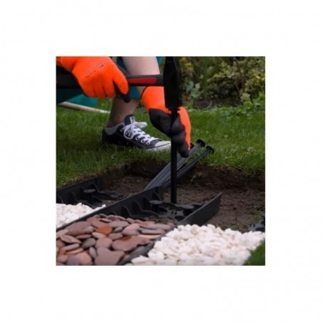 Bradas ágyásszegély fekete 1025/75/45mm (OBRB45)