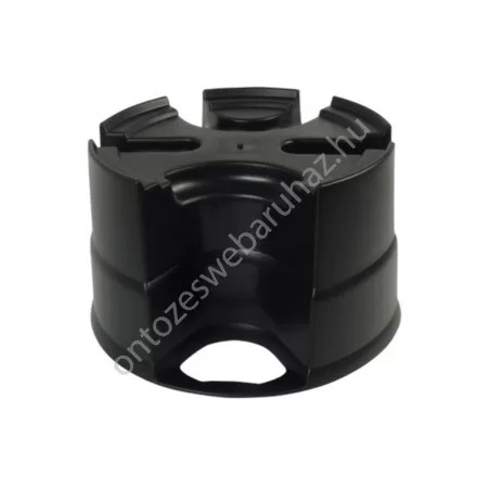 Esővízgyűjtő talp, fekete 31,5x53cm 'Slimline' 250l-hez