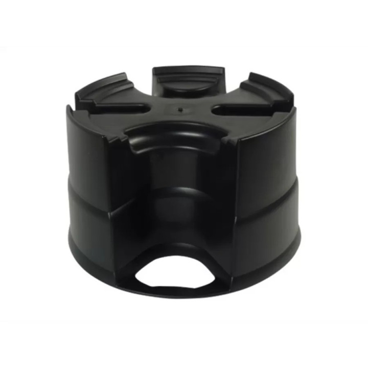 Esővízgyűjtő talp, fekete 31,5x53cm 'Slimline' 250l-hez