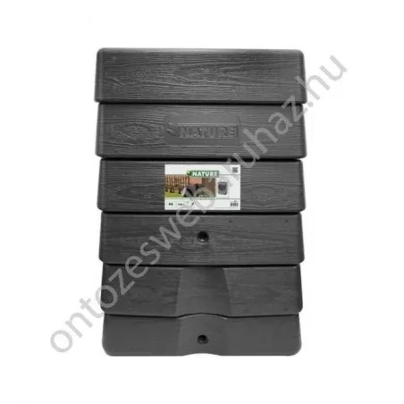 Esővízgyűjtő 168l fali antracit műanyag 88x59x39