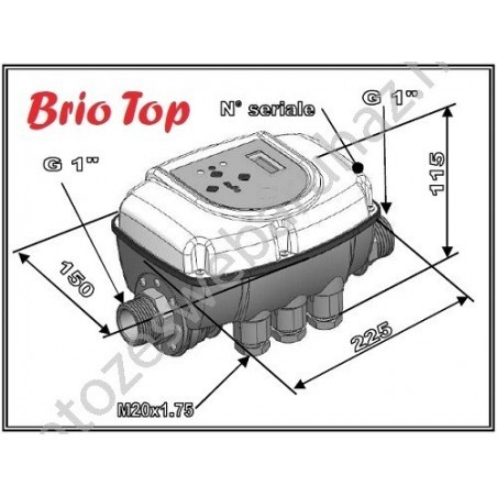 ITALTECNICA BRIO-TOP szivattyú vezérlő