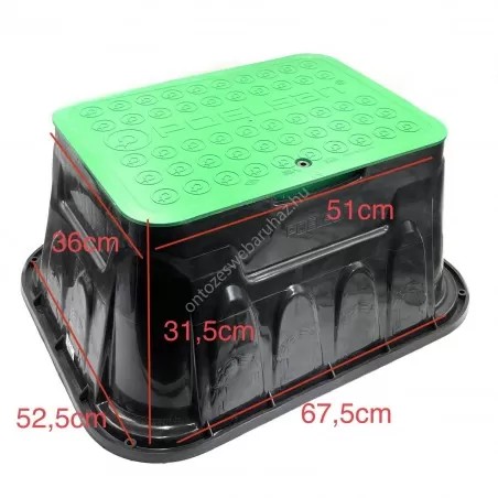 Jumbo szelepakna zárható tetővel (PO)