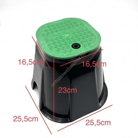 Erősített szelepakna kerek kicsi 6" (PO)