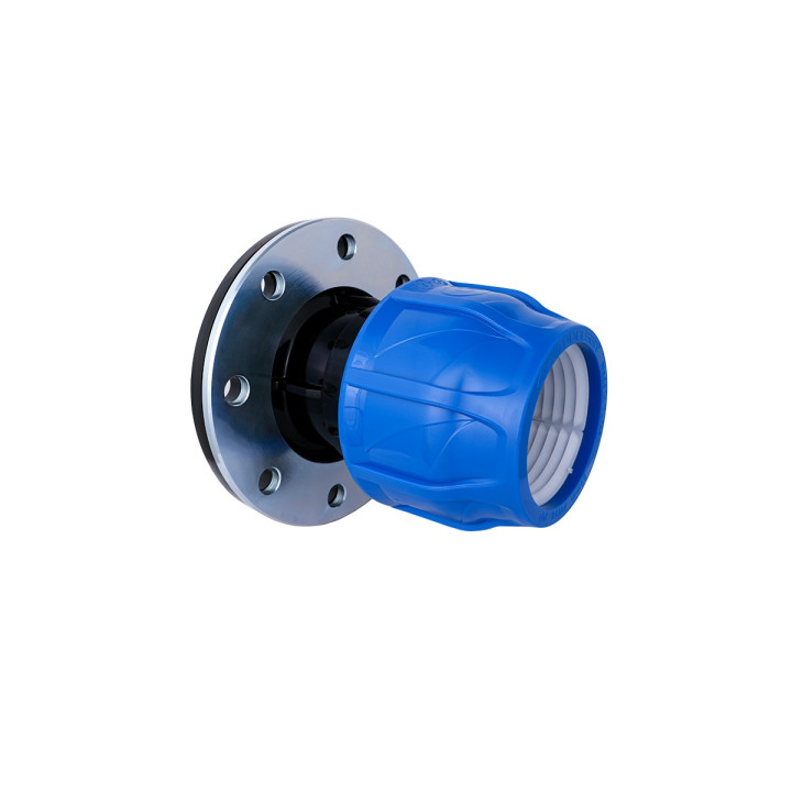 Kpe karimás csatlakozó 110x4"